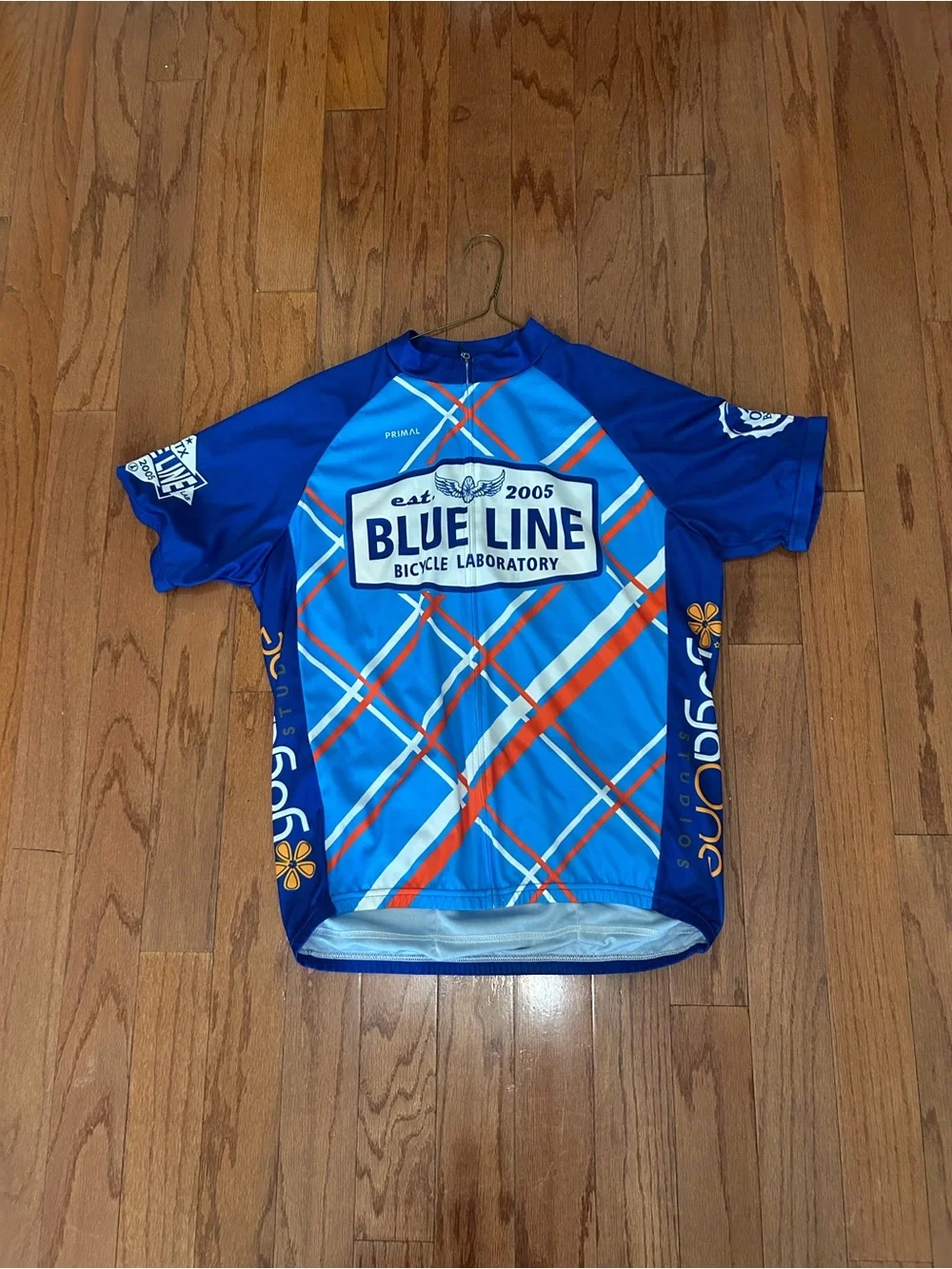 Primal Blue Line Bike Lab Houston Cycling Jersey XL